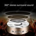Miniatyrbild 4 av 4: TD® Bluetooth-högtalare bärbar vattentät lysande högtalare samtalsfunktion kraftfull röst guldfärgad MP3-musikljud