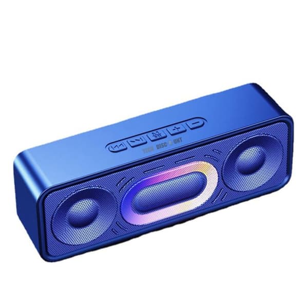 TD® Bluetooth-högtalare 1500mAh sjufärgs LED-ljusstöd TF-kort och USB-uppspelning