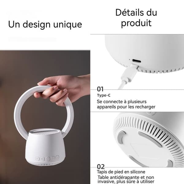 TD® Högtalare högtalare trådlös bluetooth bärbar PC bil iphone musik högeffekt utomhus liten ljud minifest