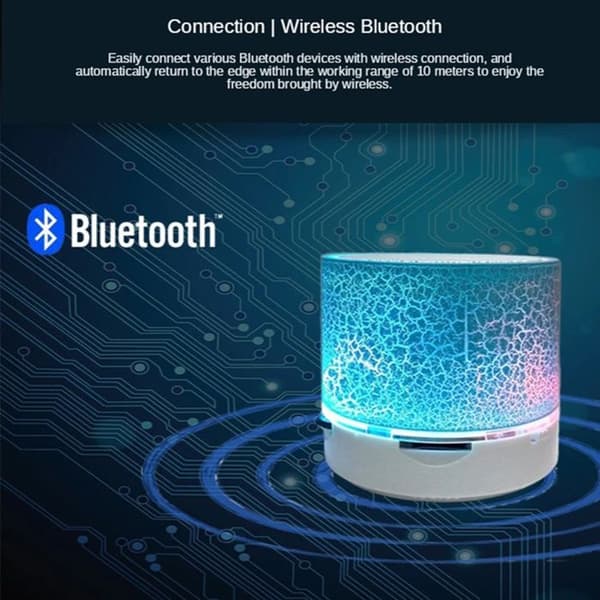 Bärbar Bluetooth-högtalare - TD® - Minihögtalare - Klart ljud - Modern design - Bärbar