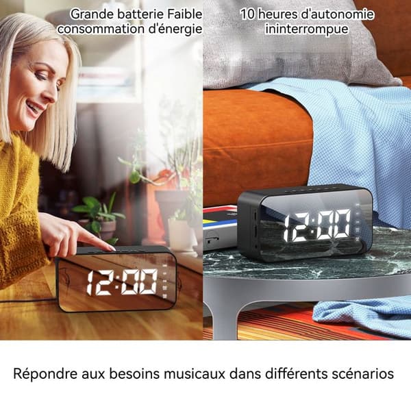 TD® bluetooth högtalare trådlös högtalare liten bärbar multifunktionell handfri musik bekväm festkväll kraftfull anslutning