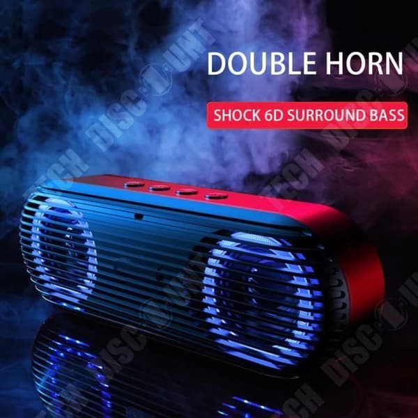 TD® Bärbar Trådlös Mini Högtalare USB Port TF Kortspelare Högtalare Bluetooth Audio
