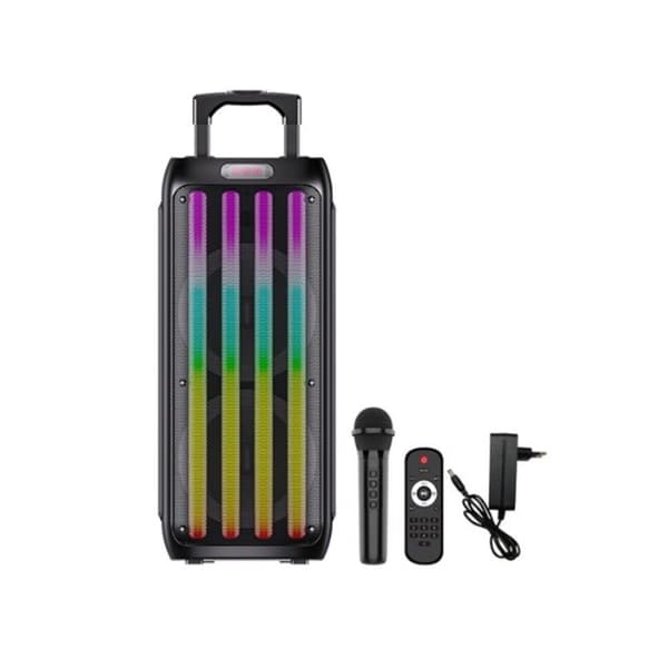 LCC® Bluetooth 4.0-högtalare - HÖGTEKNIK &amp; VÄLBEFINNANDE - 8 timmars batteri - Anpassningsbara lysdioder