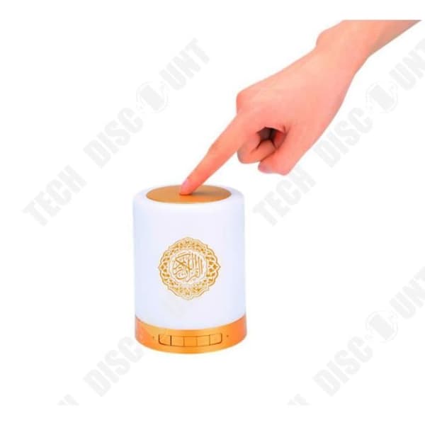 TD® Koranen Koranen Touch Lamp Speaker Islamic Azan-Muslim med 8GB kort