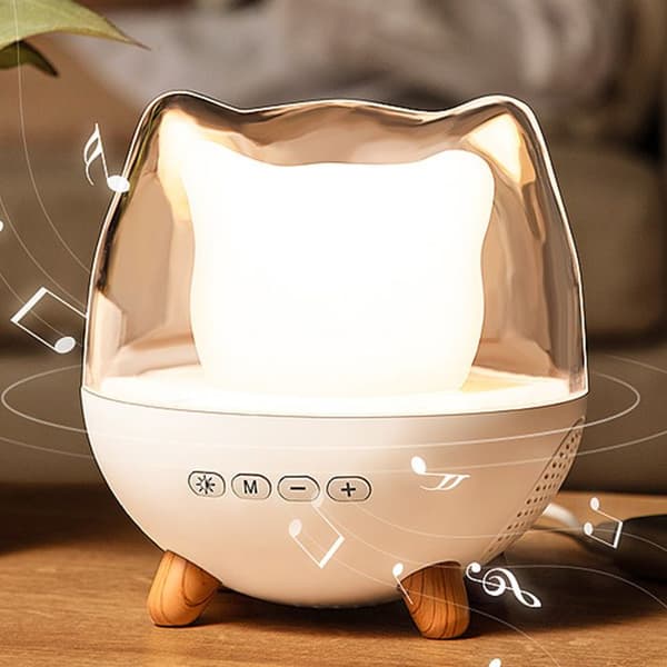 TD® Smart Subwoofer Bluetooth-högtalare sovsal LED Multifunktionell Bluetooth-högtalare Färgglad nattlampa Modell Bluetooth