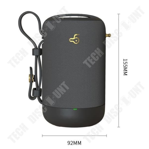 TD® Outdoor vattentät trådlös bluetooth-högtalare kreativt mini bärbart kortljud
