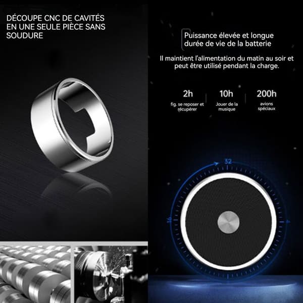 TD® MINI BLUETOOTH-HÖGTALARE - MP3-SPELARE VIA MICRO-SDHC 32GO MAX FÖR TELEFON, PLATTOR... (SILVER)