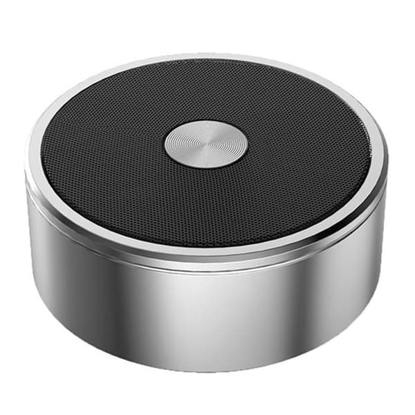 TD® MINI BLUETOOTH-HÖGTALARE - MP3-SPELARE VIA MICRO-SDHC 32GO MAX FÖR TELEFON, PLATTOR... (SILVER)