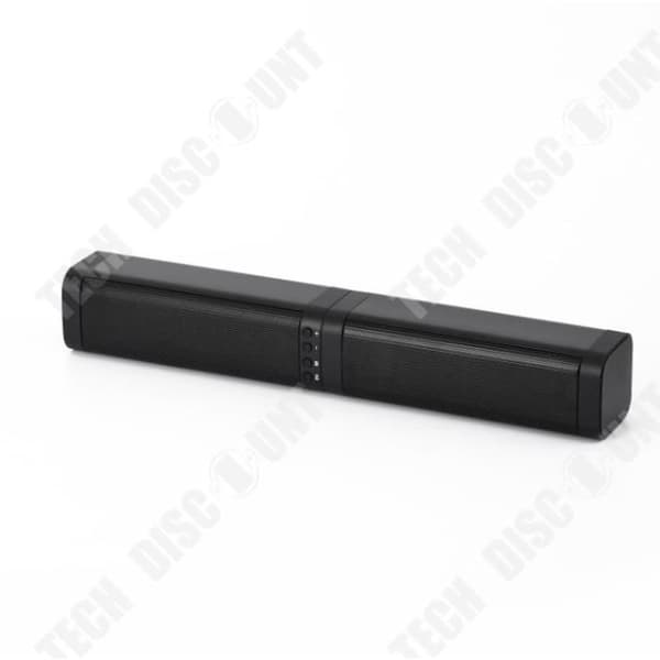 TD® Home Wireless Bluetooth-högtalare Löstagbar och skarvbar 3D-stereoljud Svart