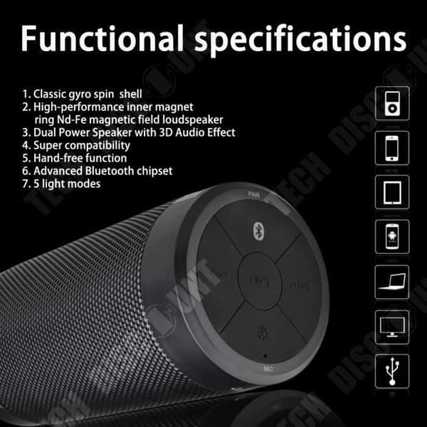 TD® trådlös Bluetooth-högtalare