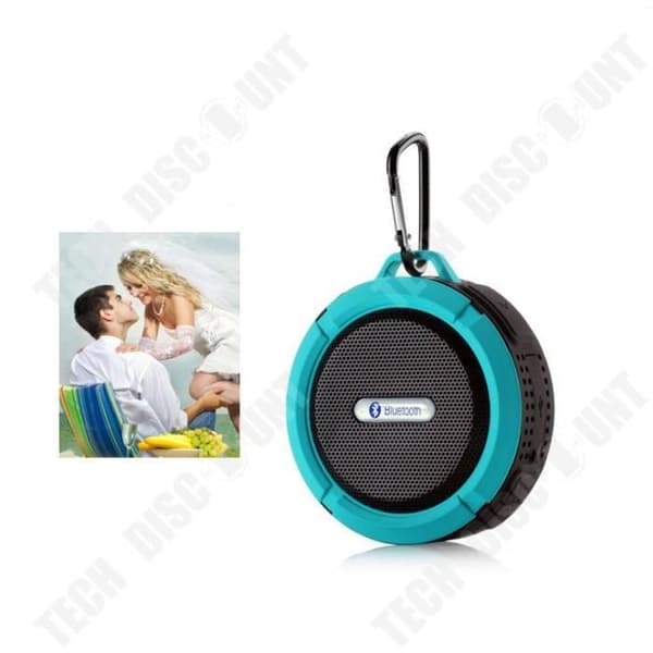 TD® Bestdeal® Bluetooth Trådlös Vattentät Stötsäker Dusch Stereo Bärbara högtalare med inbyggd mikrofon för telefon