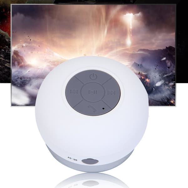 TD® Vacker vattentät bluetooth-högtalare, heminredningsobjekt med ovanlig design, vattentät bluetooth-högtalare med mikrofon