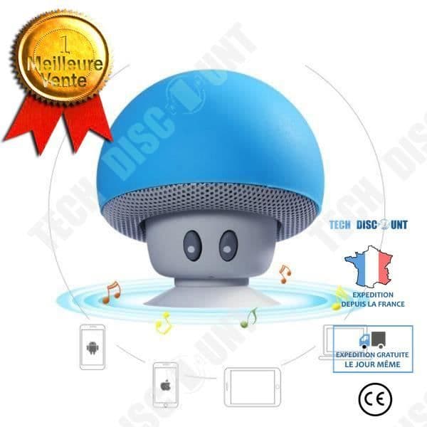 Bluetooth-högtalare - TD® - Micro Mini Premium Sound - Vattentät - Sugkopp - Trådlös