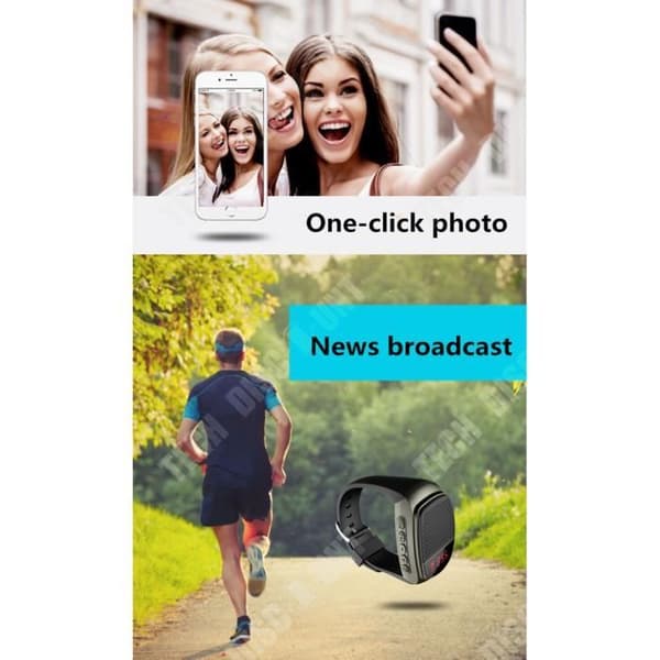 TD® Armbandsur Trådlös Bluetooth-högtalare Sportklocka utomhus Ljud / Utomhus grepphögtalare / Vattentät