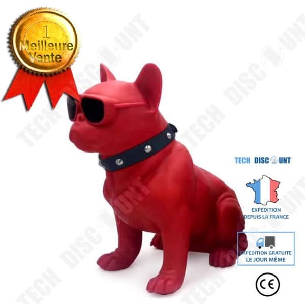TD® Bluetooth musikhögtalare tecknad bulldog multifunktion stereo fallskyddshögtalare högtalare trådlös kreativ