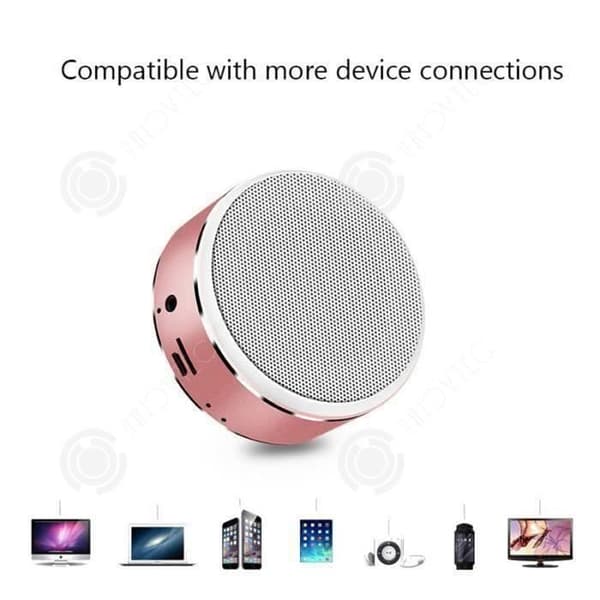 I® Ultra-portabel Bärbar Bluetooth-högtalare för bil - Bärbar högtalare - Mobilhögtalare - Silver Bluetooth-högtalare