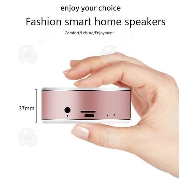 I® Ultra-portabel Bärbar Bluetooth-högtalare för bil - Bärbar högtalare - Mobilhögtalare - Silver Bluetooth-högtalare