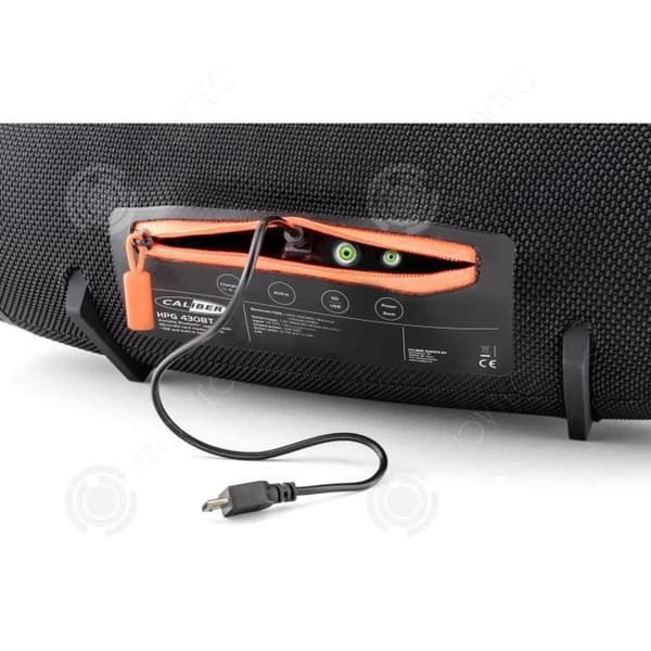 I® Trådlöst Bluetooth Audio Utomhussport Bärbart TF-kort U Disk Dubbla högtalare Subwoofer Högtalare Svart