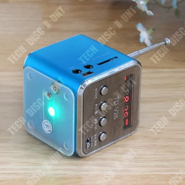 TD® Portable med radioskärm utan ljud bluetooth och bluetooth kort minihögtalare MP3-spelare