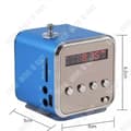Miniatyrbild 4 av 4: TD® Portable med radioskärm utan ljud bluetooth och bluetooth kort minihögtalare MP3-spelare