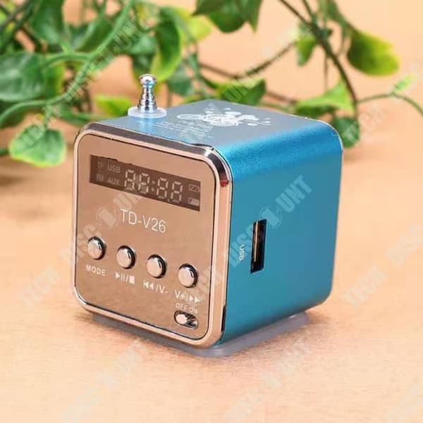 TD® Portable med radioskärm utan ljud bluetooth och bluetooth kort minihögtalare MP3-spelare