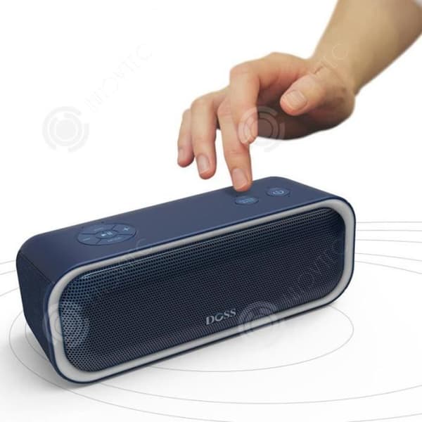 I® DOSS SoundBox Pro Outdoor Vattentät Bluetooth-högtalare TWS Stereo Subwoofer BASS Kortljus