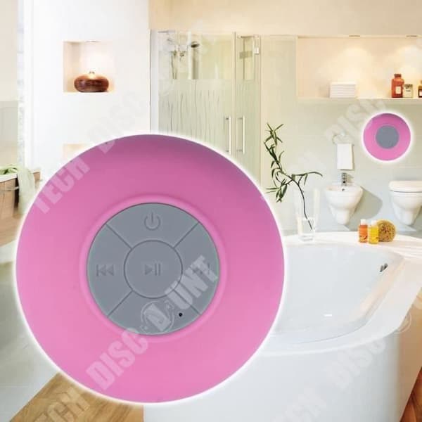 TD® trådlös Bluetooth-högtalare Bärbar Stereo Mini / Bärbar vattentät högtalare Stänk- och vattenavvisande / Rosa