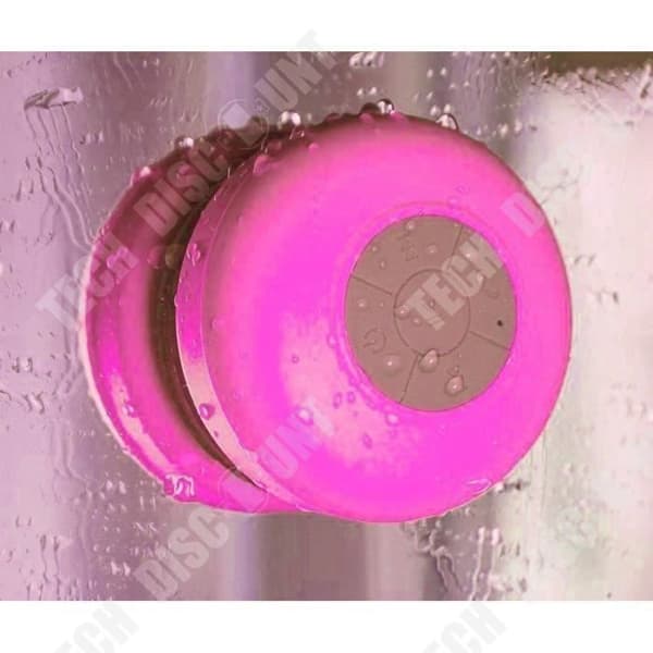 TD® trådlös Bluetooth-högtalare Bärbar Stereo Mini / Bärbar vattentät högtalare Stänk- och vattenavvisande / Rosa