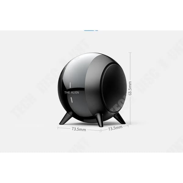 TD® trådlös bluetooth-högtalare mini baskanonhögtalare