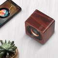 Miniatyrbild 3 av 4: TD® trådlös Bluetooth-högtalare, Wood Grain, Portable Subwoofer, Creative Square, Mini Small Retro-högtalare