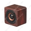 Miniatyrbild 1 av 4: TD® trådlös Bluetooth-högtalare, Wood Grain, Portable Subwoofer, Creative Square, Mini Small Retro-högtalare