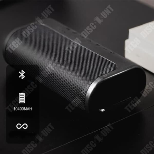 TD® 80W Bluetooth-högtalare med hög bas 5.0 subwoofer vattentätt bärbart ljud ultralång batteritid