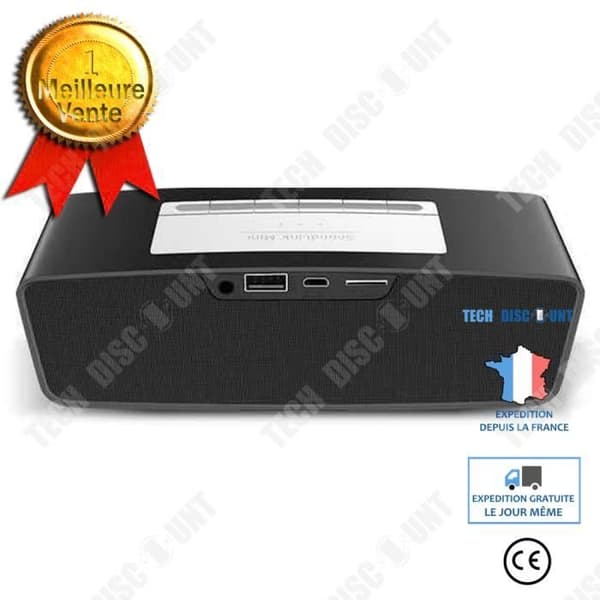 TD® Mini trådlös bluetooth-högtalare U disk TF-kortuppspelning dubbel bluetooth subwoofer superlång standby bluetooth-ljud