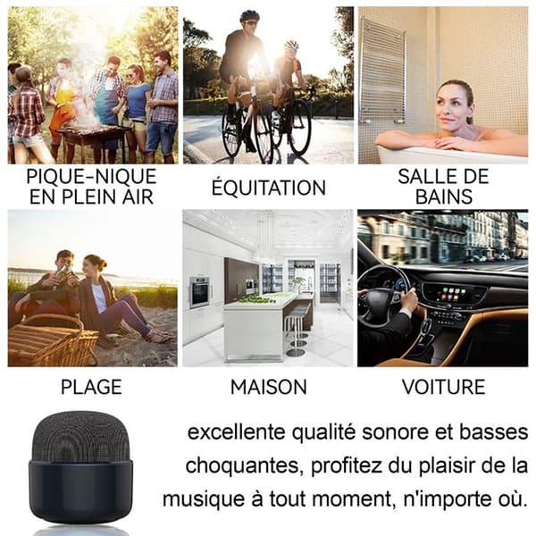 TD® Metal Audio Bluetooth-högtalare Nytt minihögtalarkort Trådlös musikspelare