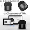 Miniatyrbild 2 av 4: TD® Metal Audio Bluetooth-högtalare Nytt minihögtalarkort Trådlös musikspelare