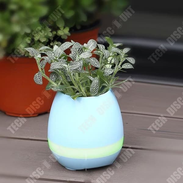 TD® Smart Bluetooth-högtalare som kan plantera blommor, Bluetooth-högtalare, röra och spela piano