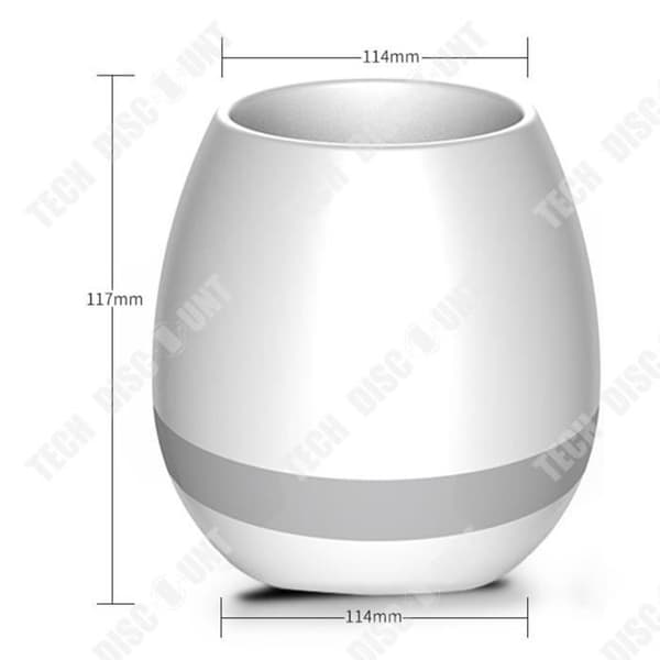 TD® Smart Bluetooth-högtalare som kan plantera blommor, Bluetooth-högtalare, röra och spela piano