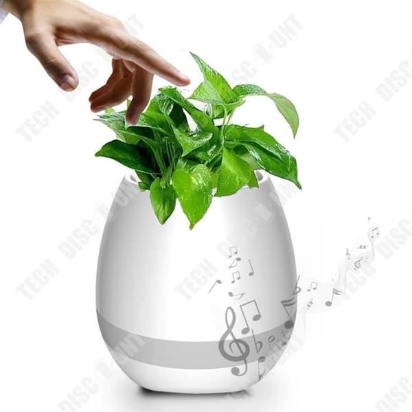 TD® Smart Bluetooth-högtalare som kan plantera blommor, Bluetooth-högtalare, röra och spela piano