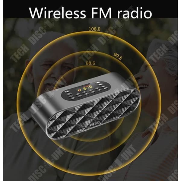 TD® trådlös Bluetooth-högtalare - Nomadic Mobile Bluetooth-högtalare - Hög ljudkvalitet
