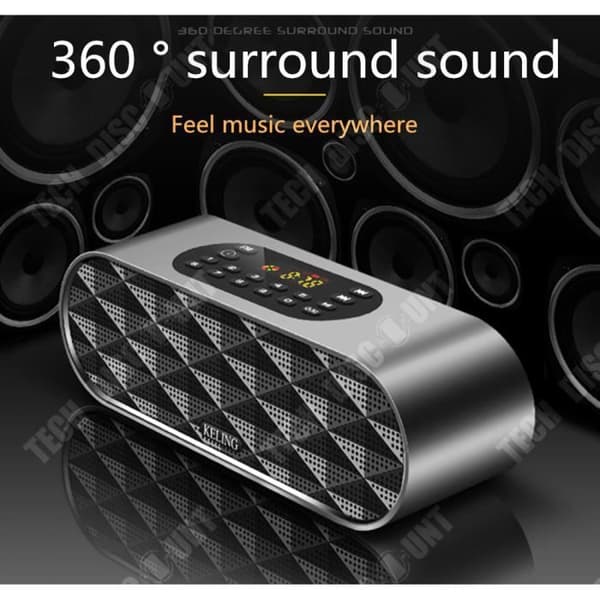 TD® trådlös Bluetooth-högtalare - Nomadic Mobile Bluetooth-högtalare - Hög ljudkvalitet