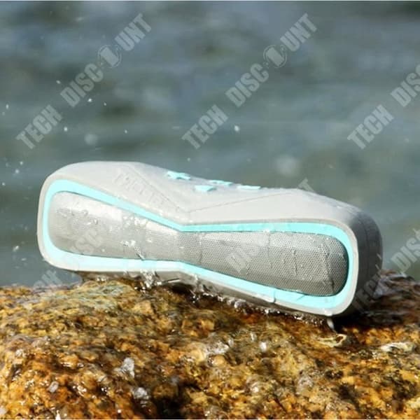 TD® Mini Bärbar Vattentät Bluetooth-högtalare Kortspelare MP3-högtalare - Blå Eneinte-högtalare för utomhusaktiviteter
