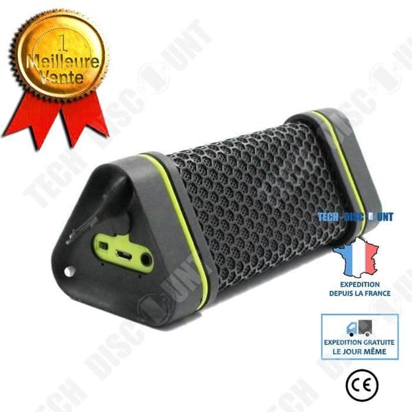 TD® Triangle Bärbar Bluetooth-högtalare Vattentät och Dammtät - Bärbar Högtalare Camping Vandring
