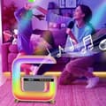 Miniatyrbild 2 av 4: TD® Bluetooth-högtalare 1500MAh (18650) Väckarklocka med timer 10W trådlös laddare