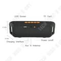 Miniatyrbild 3 av 4: TD® bärbar bluetooth-högtalare ljud musik sång telefonsamtal FM-radio dator 8 timmar batteritid hög 1800