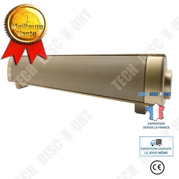 TD® Soundbar, LP-08 Bluetooth trådlös högtalare HIFI Subwoofer Handsfree bärbara högtalare för telefon/dator