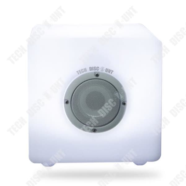 TD® METRONIC LumiCube Bluetooth-högtalare - 40W - 8 timmars batteritid - Utomhusljus - IP 44 vattentät