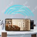 Miniatyrbild 3 av 4: TD® projektionsklocka bluetooth-högtalare typ smart hem audio plug-in-kort högupplöst display svart