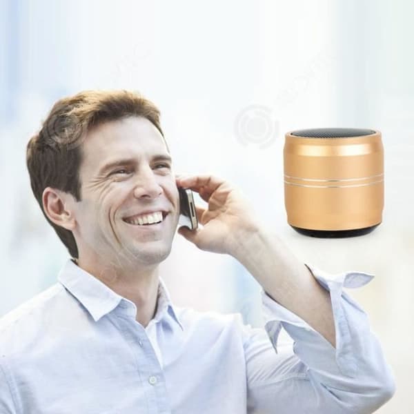 INN® 360 graders linsrotation för att justera volym Bluetooth Handsfree-högtalare Klassisk linsroterande högtalare