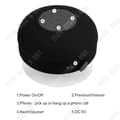 Miniatyrbild 2 av 4: TD® BTS06 Bärbar trådlös högtalare Handsfree-samtal för bil Badrum Stor sugkopp Vattentät Bluetooth liten högtalare