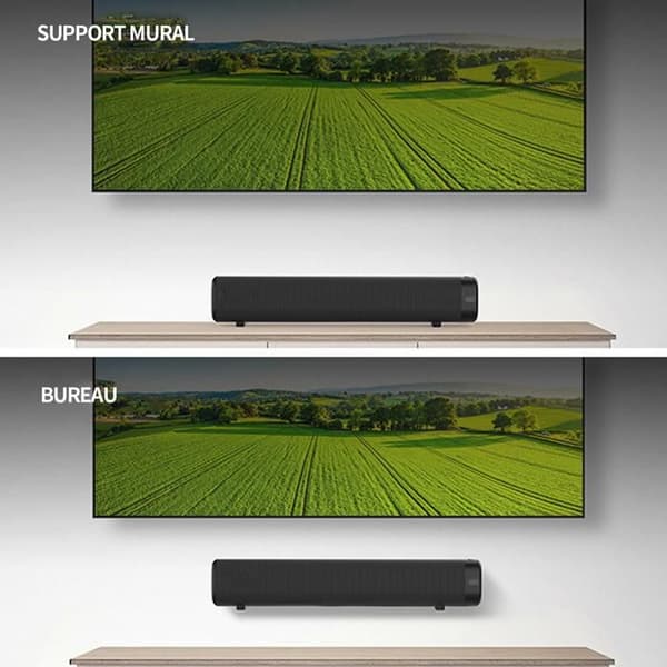 Bluetooth-högtalare - TD® - Minihögtalare - 30W - Svart - LED med inbyggd mikrofon